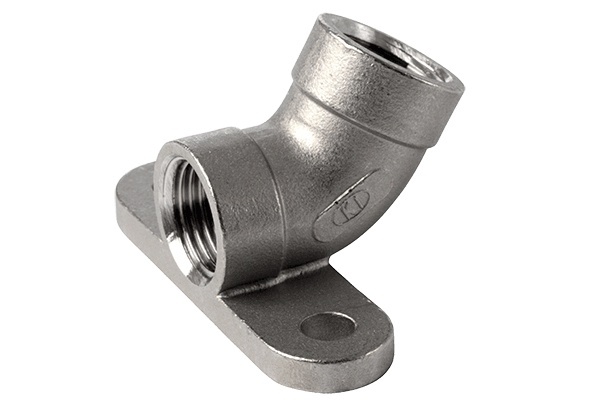 Koleno s uchycením, 1.4408, 60 st., BSP, 1/2"