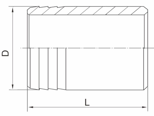 Hadicový nástavec - typ 337S - 1.4401: 4"                                       