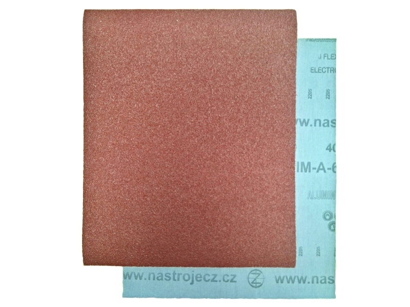 Brusné plátno 230x280mm zrnitost 40 pro ruční a strojní broušení kovů a dřeva   
