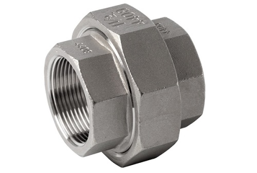 Šroubení F/F PTFE, 1.4408, ISO 228-1G, BSP, 2"