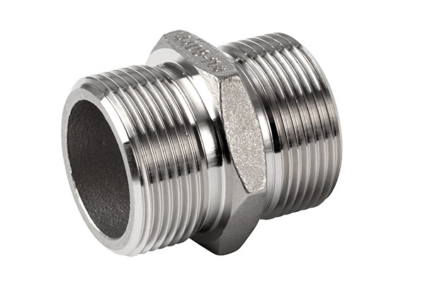 Dvojnipl se šestihrannem, 1.4408, ISO 7-1R, BSP, 6/4"