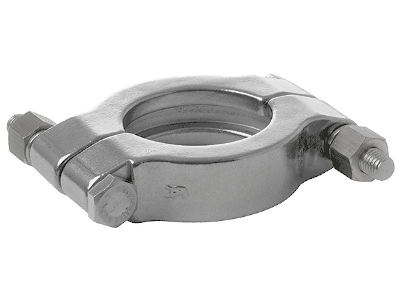 CLAMP objímka, typ SSH, nerez matice, 1.4301/7: DN 25-38 (K=50,5)
