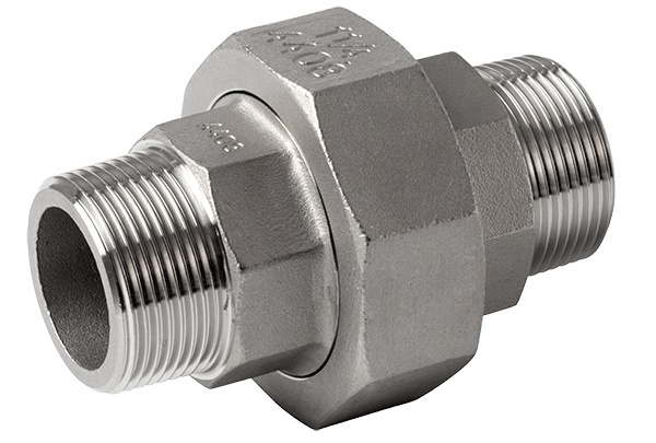 Šroubení M/M PTFE, 1.4408, ISO 7-1R, BSP, 5/4"