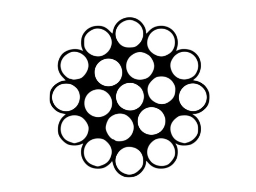 Nerezové lano 1x19 - A4 (metráž): 1