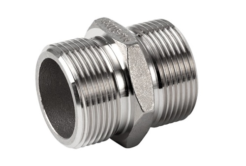 Dvojnipl se šestihrannem, 1.4408, ISO 7-1R, BSP, 4"