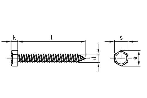DIN 7976 A2 C 2,2X9,5