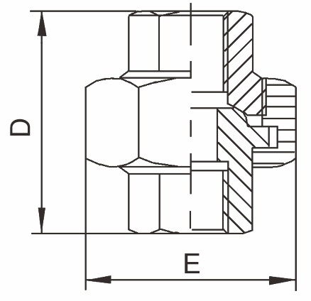 Šroubení - typ 311 - 1.4401: 6/4"