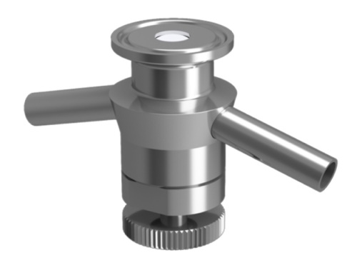 Ventil vzorkovací - AWH - 1.4404: DN 10/TC 34mm, s přípojkou                    