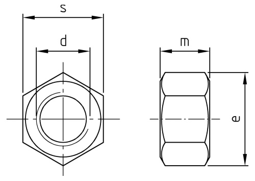 Nerezová matice ISO 8673 A2 M 20X2