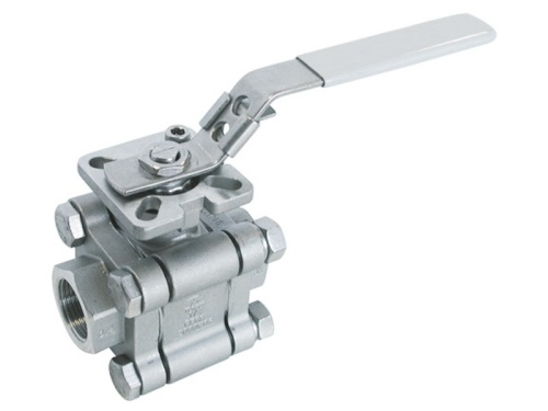 Kohout kulový, RBS, 3PCS, CF8M, ISO 5211, PN100, BSP Rp 5/4"