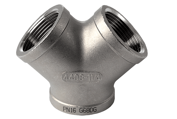 Y-kus, 1.4408, ISO 228-1G, BSP, 1/8"