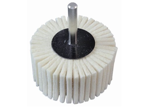 Lamelový kotouč leštící na stopce 30x30x6, filcový                              