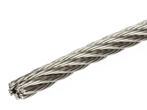 Nerezové lano 7x19 - A4 (metráž): 5mm