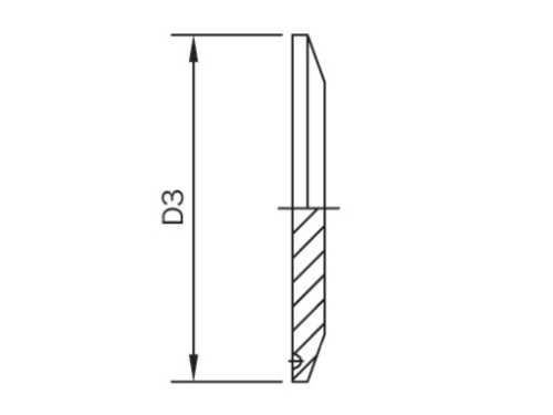 CLAMP slepé hrdlo - 1.4404: talířek 144mm