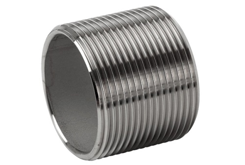 Trubkový nipl, 316L, ISO 228, BSP, 3/8"x22mm
