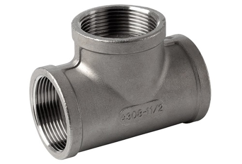 T-kus F/F/F, 1.4408, ISO 228-1G, BSP, 6/4"