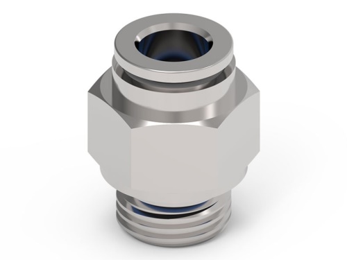 Přípojka přímá F/G, typ X6512, 316L, SUPER-RAPID: 8-1/8