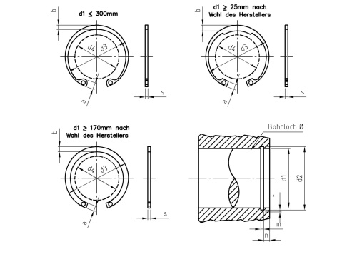 DIN 472  1.4122  J 11X1,0